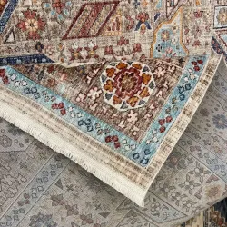 سجاد تركي هانوفر KM82A كريم زهري مقاس 200*300