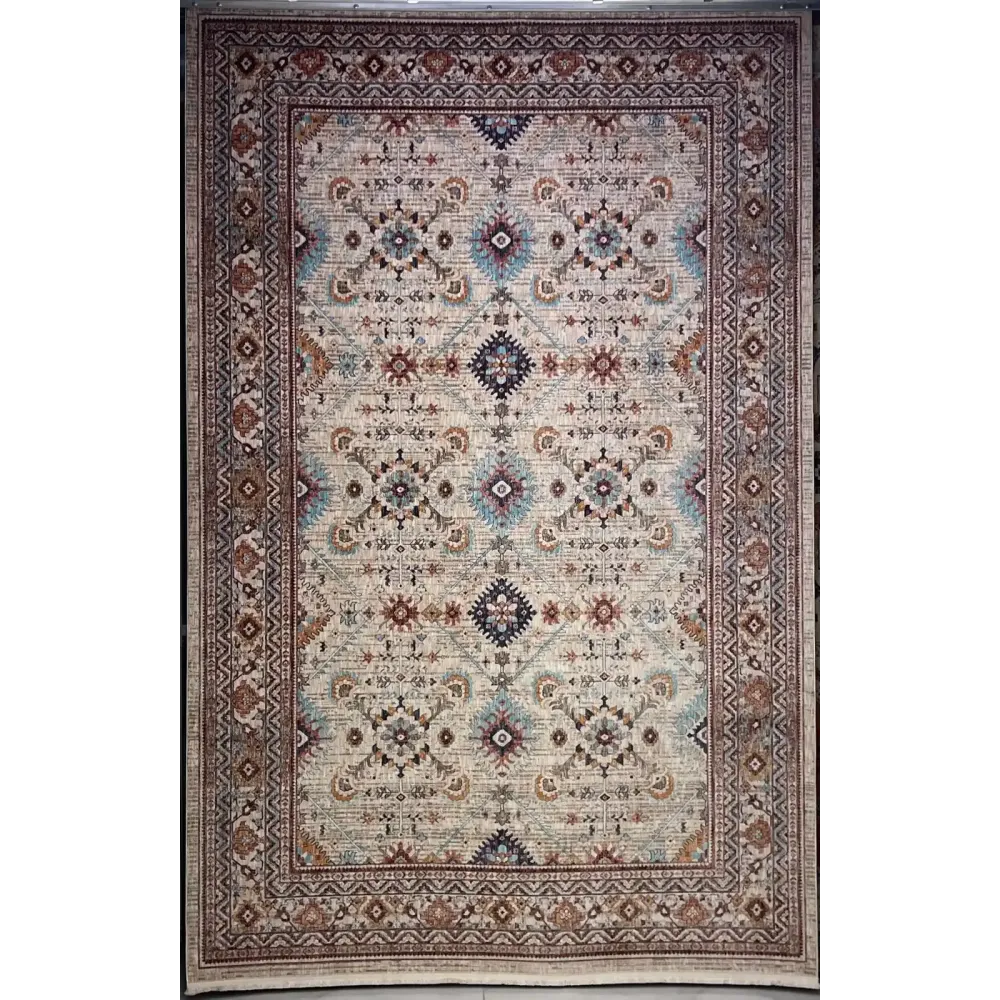 سجاد تركي هانوفر KM88A كريم بيج غامق مقاس 150*220