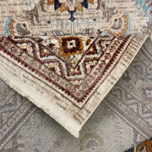 سجاد تركي هانوفر KM88A كريم بيج غامق مقاس 150*220 سجاد تركي هانوفر KM88A كريم بيج غامق مقاس 150*220
