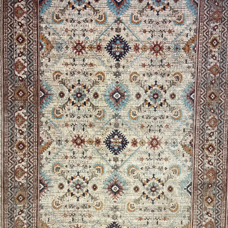 سجاد تركي هانوفر KM88A كريم بيج غامق مقاس 150*220