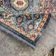 سجاد تركي هانوفر KM90A سماوي غامق احمر مقاس 200*300