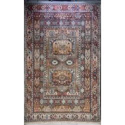 سجاد تركي هانوفر KM90A اورنج احمر مقاس 150*220