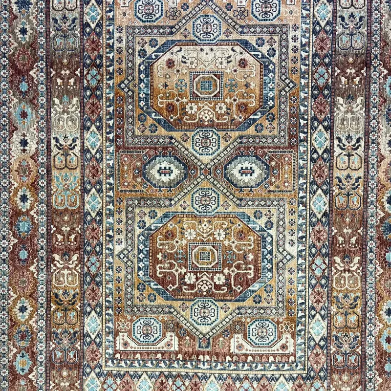 سجاد تركي هانوفر KM90A اورنج احمر مقاس 150*220