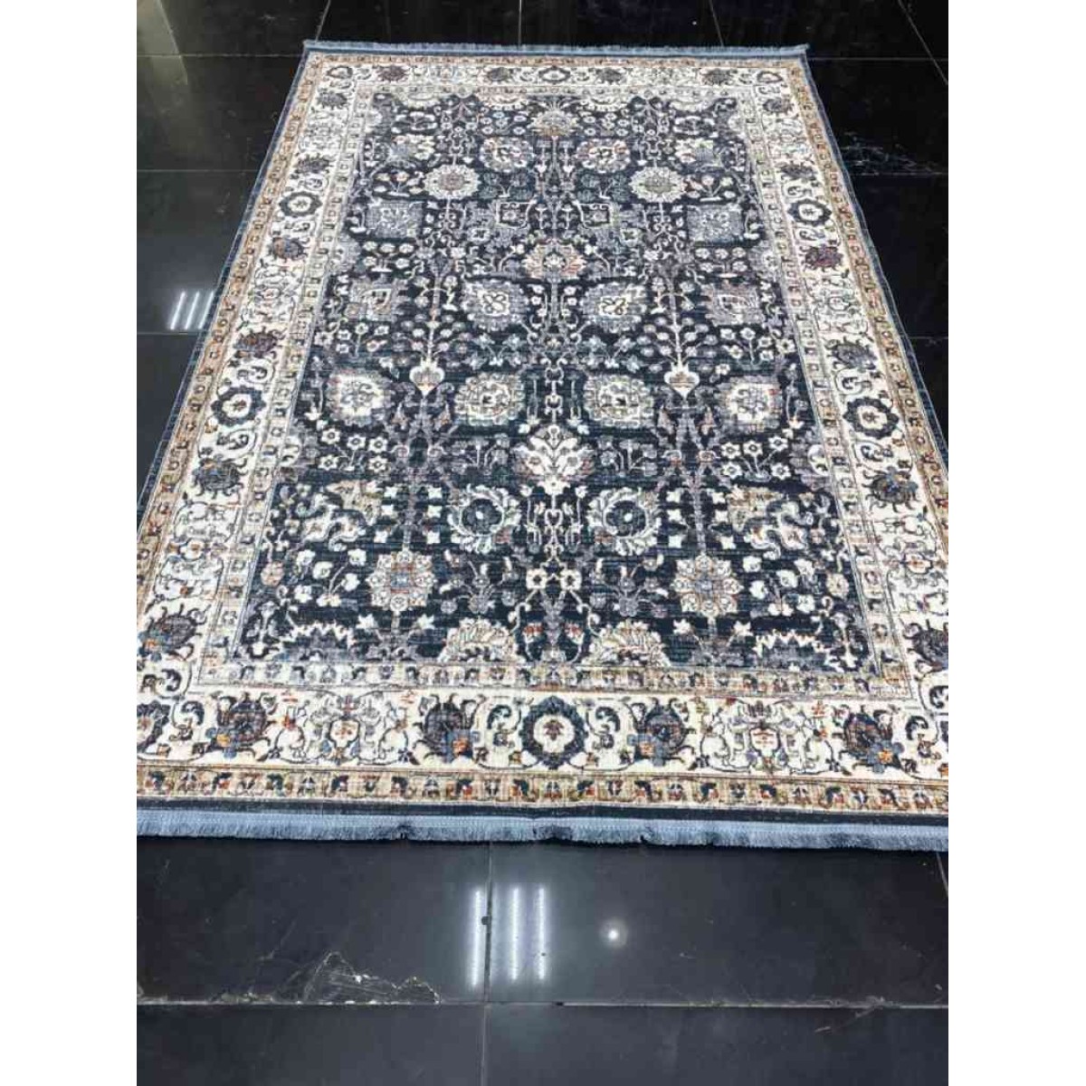 سجاد بلغاري هانوفر B890B ازرق بيج