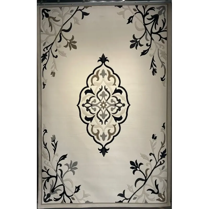 سجاد ايريس تركي N0597A اسود مقاس 300*400 - سجاد فرنسي شرقي