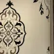 سجاد ايريس تركي N0597A اسود دائري مقاس 150*150 - سجاد فرنسي شرقي