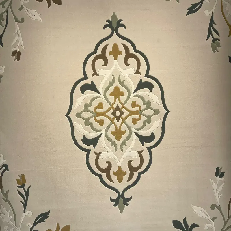 سجاد ايريس تركي N0597A اخضر مقاس 80*150 - سجاد فرنسي شرقي
