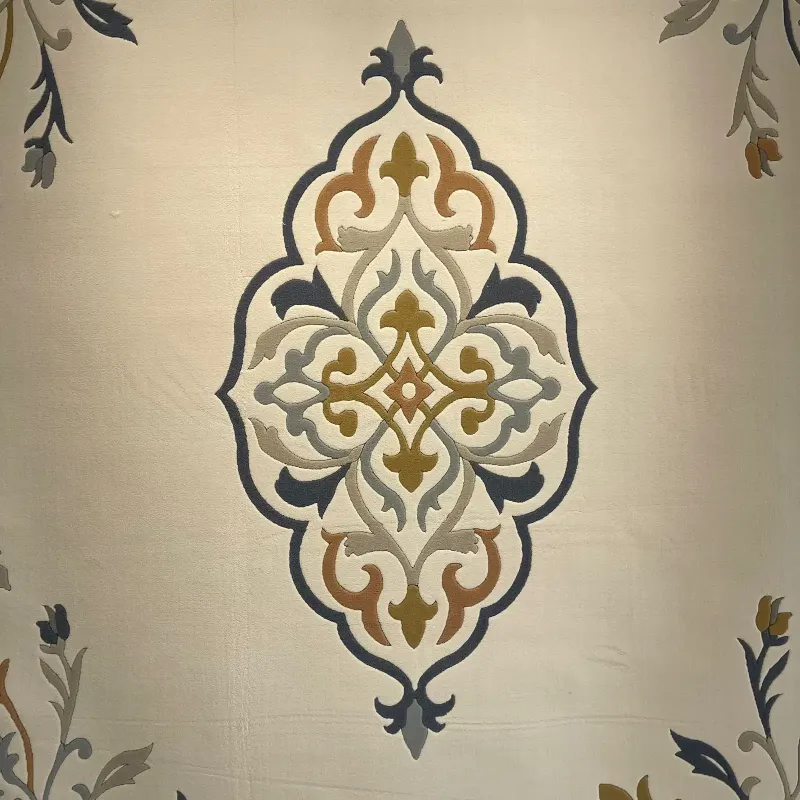 سجاد ايريس تركي N0597A رصاصي دائري مقاس 150*150 - سجاد فرنسي شرقي