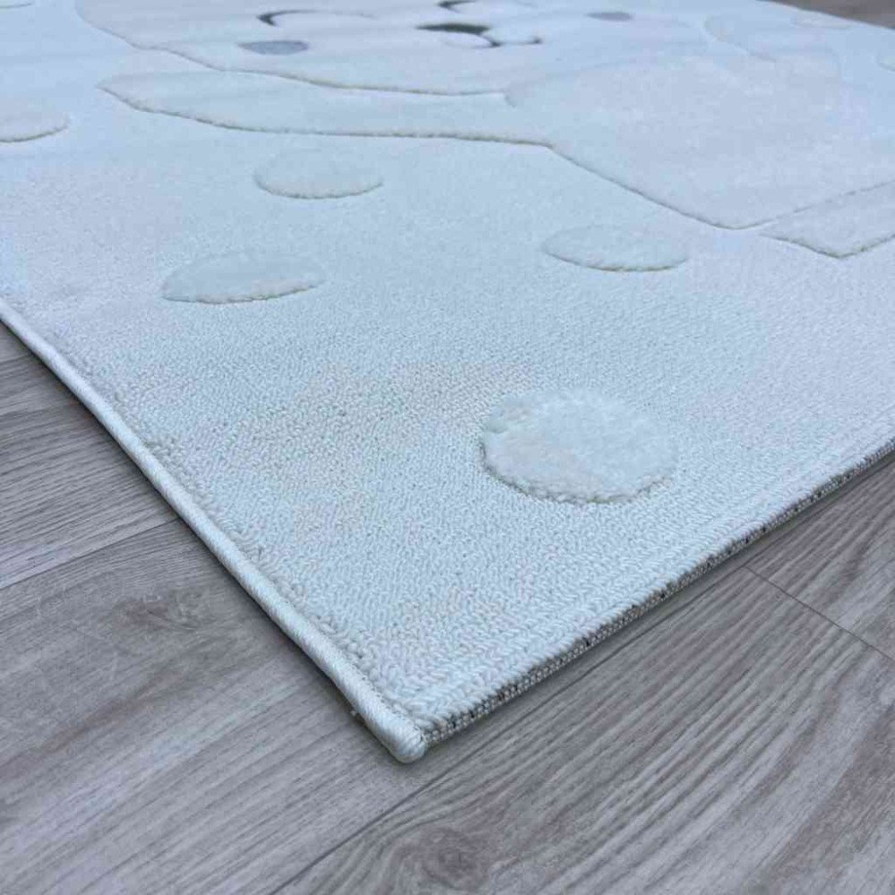 سجاد تركي اطفال كيدز A1079A اللون كريم مقاس 80*150