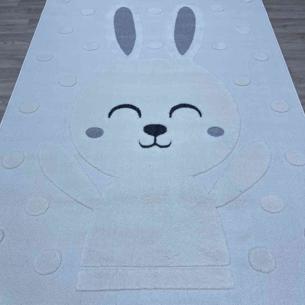 سجاد تركي اطفال كيدز A1079A اللون كريم مقاس 80*150