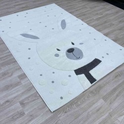 سجاد تركي اطفال كيدز A1224A اللون كريم مقاس 200*290