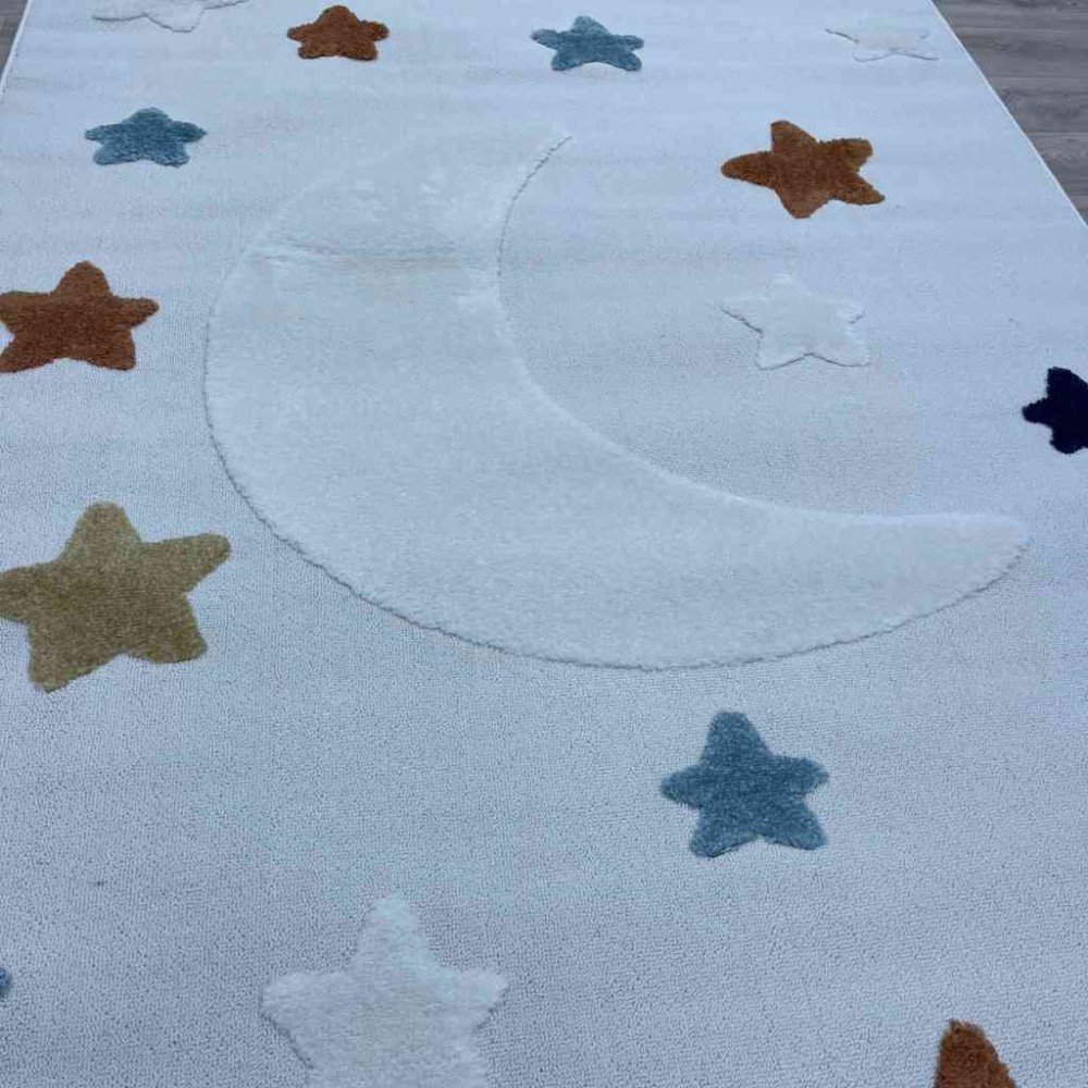 سجاد تركي اطفال كيدز A1534A اللون كريم مقاس 80*150