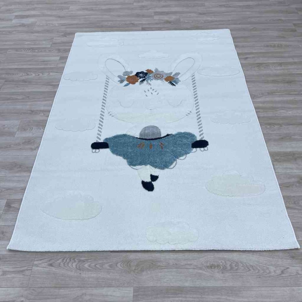 سجاد تركي اطفال كيدز A1561A اللون كريم مقاس 200*290