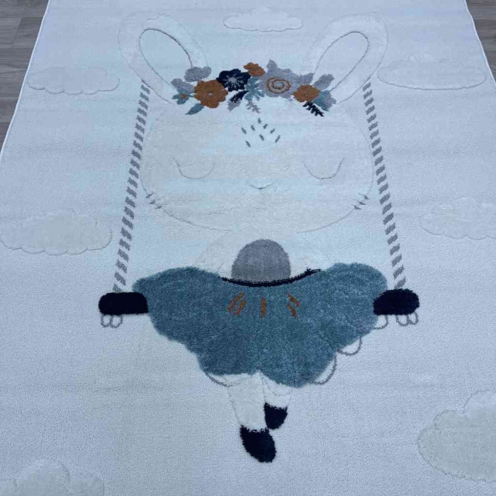 سجاد تركي اطفال كيدز A1561A اللون كريم مقاس 200*290