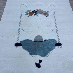 سجاد تركي اطفال كيدز A1561A اللون كريم مقاس 200*290