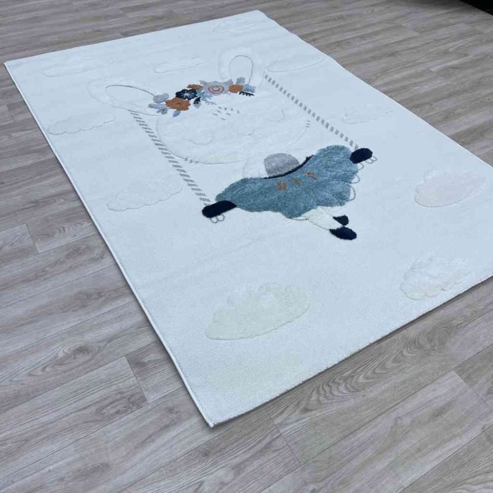 سجاد تركي اطفال كيدز A1561A اللون كريم مقاس 200*290