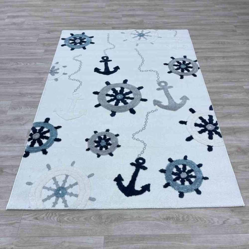 سجاد تركي اطفال كيدز A2699A اللون كريم مقاس 80*150