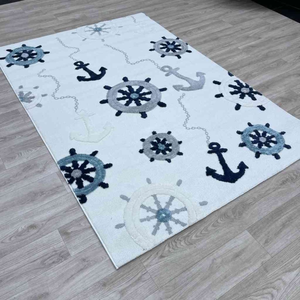 سجاد تركي اطفال كيدز A2699A اللون كريم مقاس 80*150