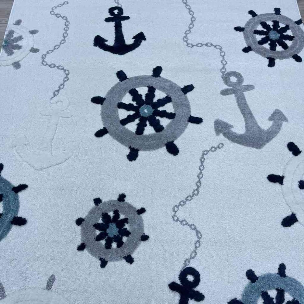 سجاد تركي اطفال كيدز A2699A اللون كريم مقاس 80*150