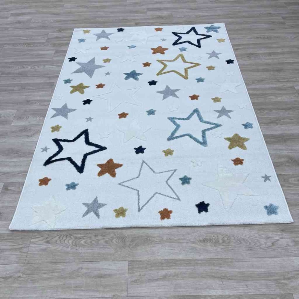 سجاد تركي اطفال كيدز A2700A اللون كريم مقاس 200*290