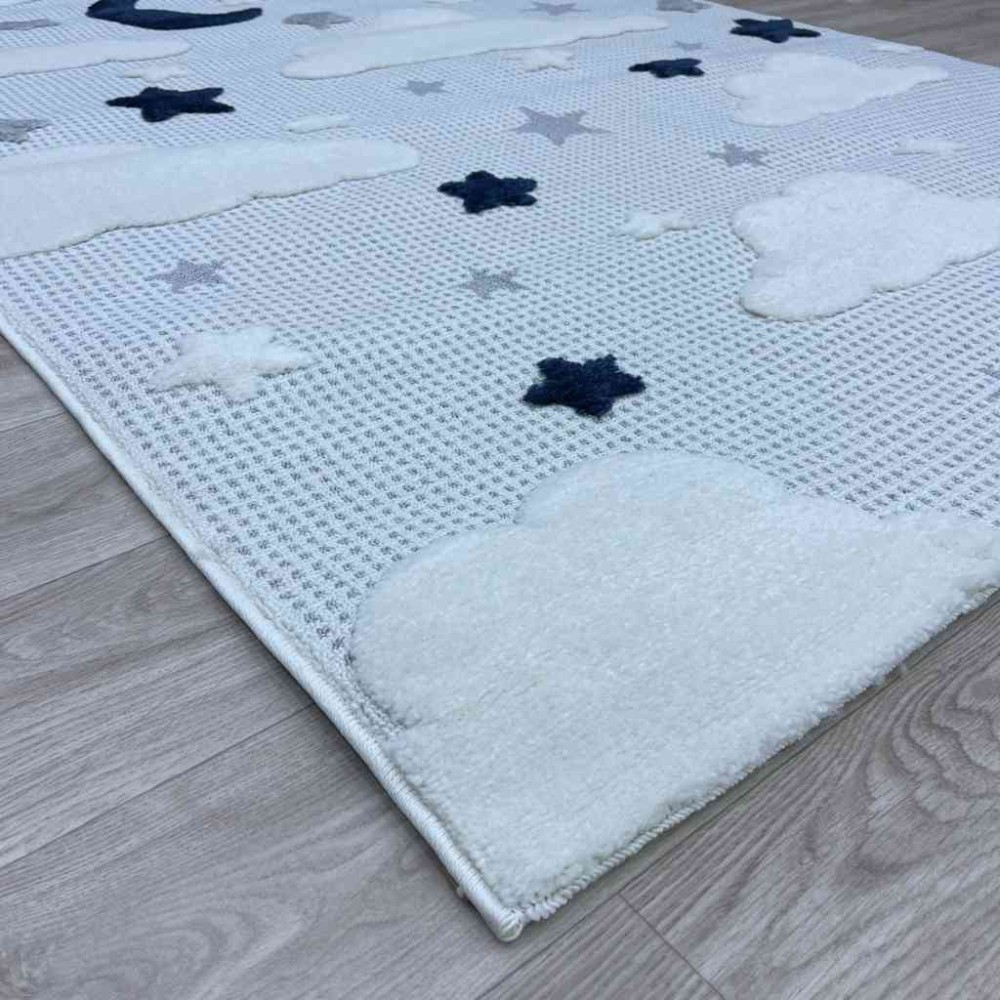 سجاد تركي اطفال كيدز A2704A اللون كريم مقاس 80*150