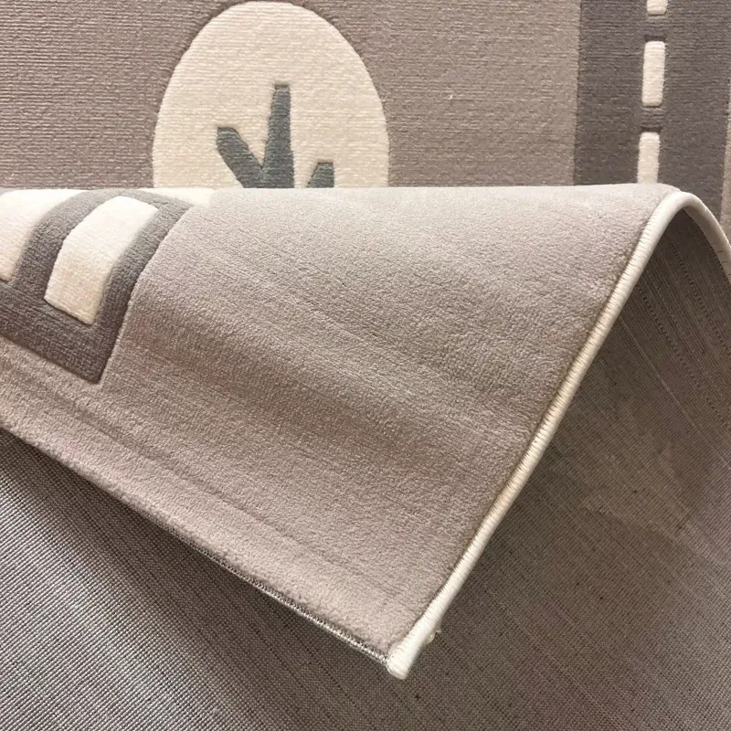 سجاد تركي اطفال كيدز بلاس 442358A اللون رصاصي فاتح مقاس 150*220