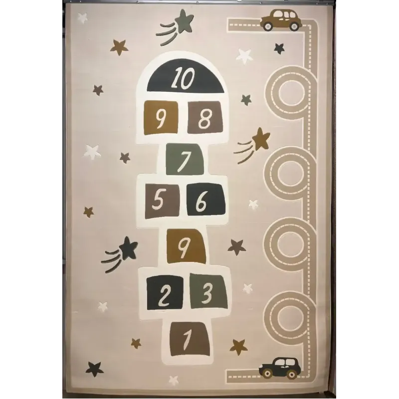 سجاد تركي اطفال كيدز بلاس 41653A اللون كريم مقاس 200*300