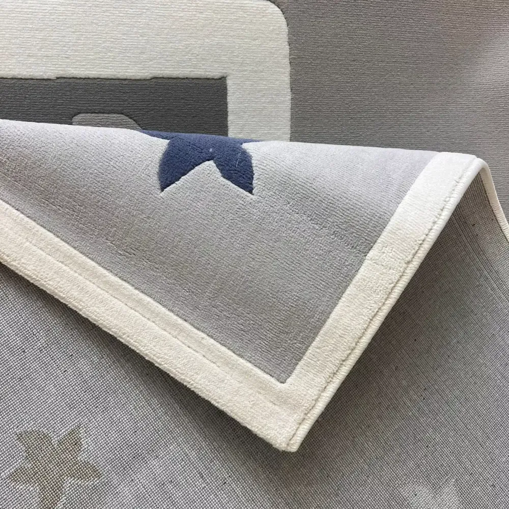 سجاد تركي اطفال كيدز بلاس 41653A اللون رصاصي فاتح مقاس 150*220