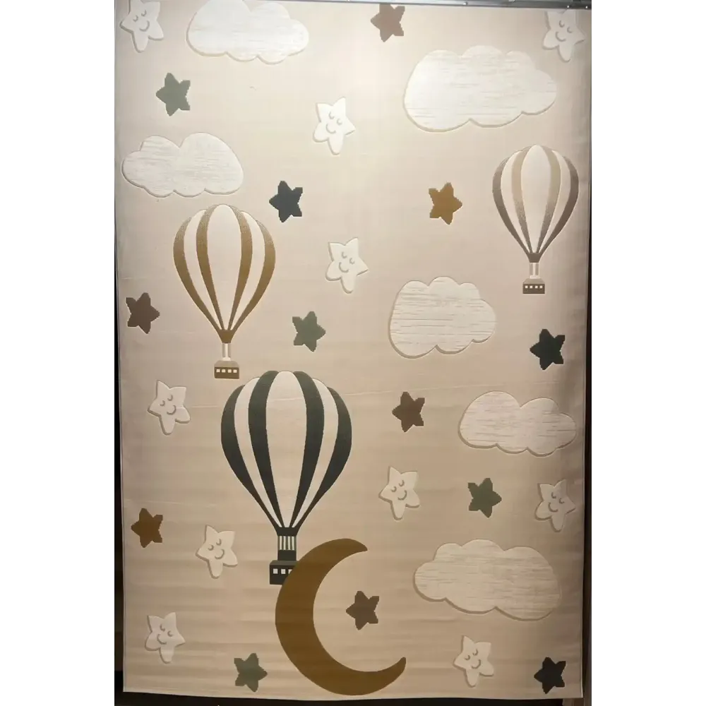 سجاد تركي اطفال كيدز بلاس 441558A اللون كريم مقاس 120*170