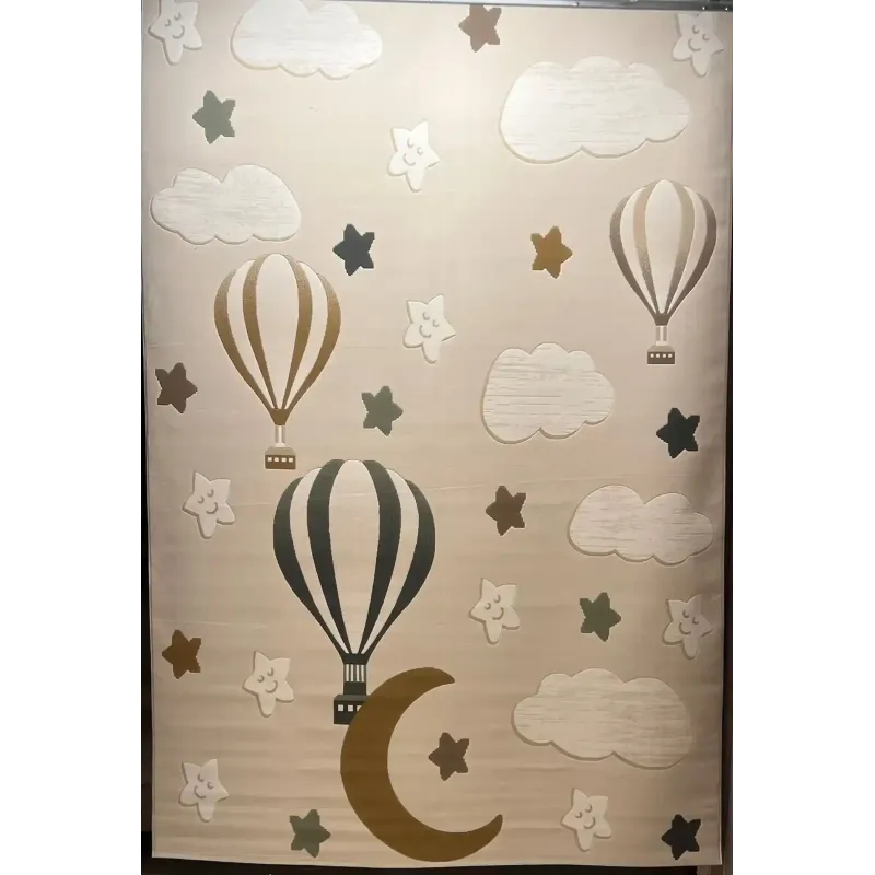 سجاد تركي اطفال كيدز بلاس 441558A اللون كريم مقاس 80*150