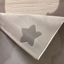 سجاد تركي اطفال كيدز بلاس 441558A اللون رصاصي فاتح مقاس 80*150