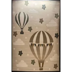 سجاد تركي اطفال كيدز بلاس 41561A اللون كريم مقاس 200*300