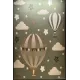 سجاد تركي اطفال كيدز بلاس 41561A اللون اخضر فاتح مقاس 80*150
