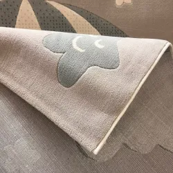 سجاد تركي اطفال كيدز بلاس 41561A اللون رصاصي فاتح مقاس 200*300