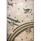 Turkish childrens rug Kids Plus 42365A cream size 80*150