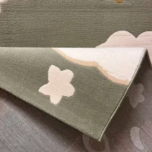 سجاد تركي اطفال كيدز بلاس 42365A اللون اخضر فاتح مقاس 120*170 سجاد تركي اطفال كيدز بلاس 42365A اللون اخضر فاتح مقاس 120*170