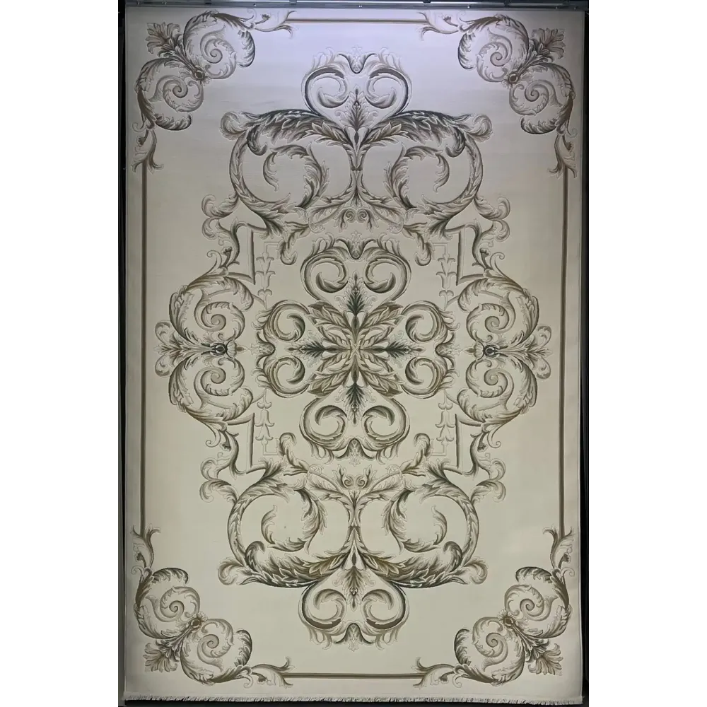 سجاد تركي لندن 41249A كريم اخضر مقاس 200*300