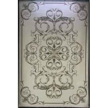سجاد تركي لندن 41249A كريم اخضر مقاس 200*300