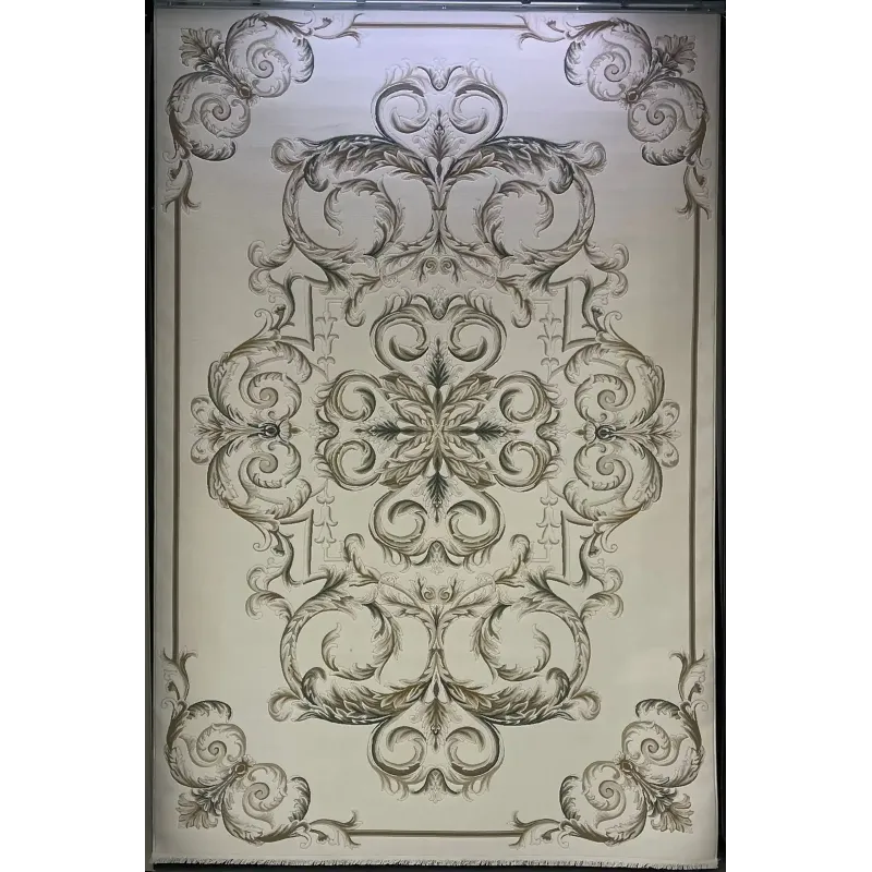 سجاد تركي لندن 41249A كريم اخضر مقاس 200*300