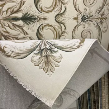 سجاد تركي لندن 41249A كريم اخضر مقاس 200*300