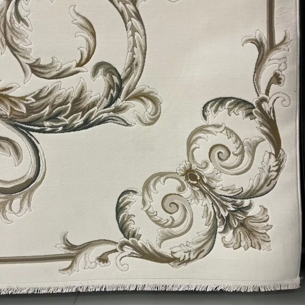سجاد تركي لندن 41249A كريم اخضر مقاس 200*300