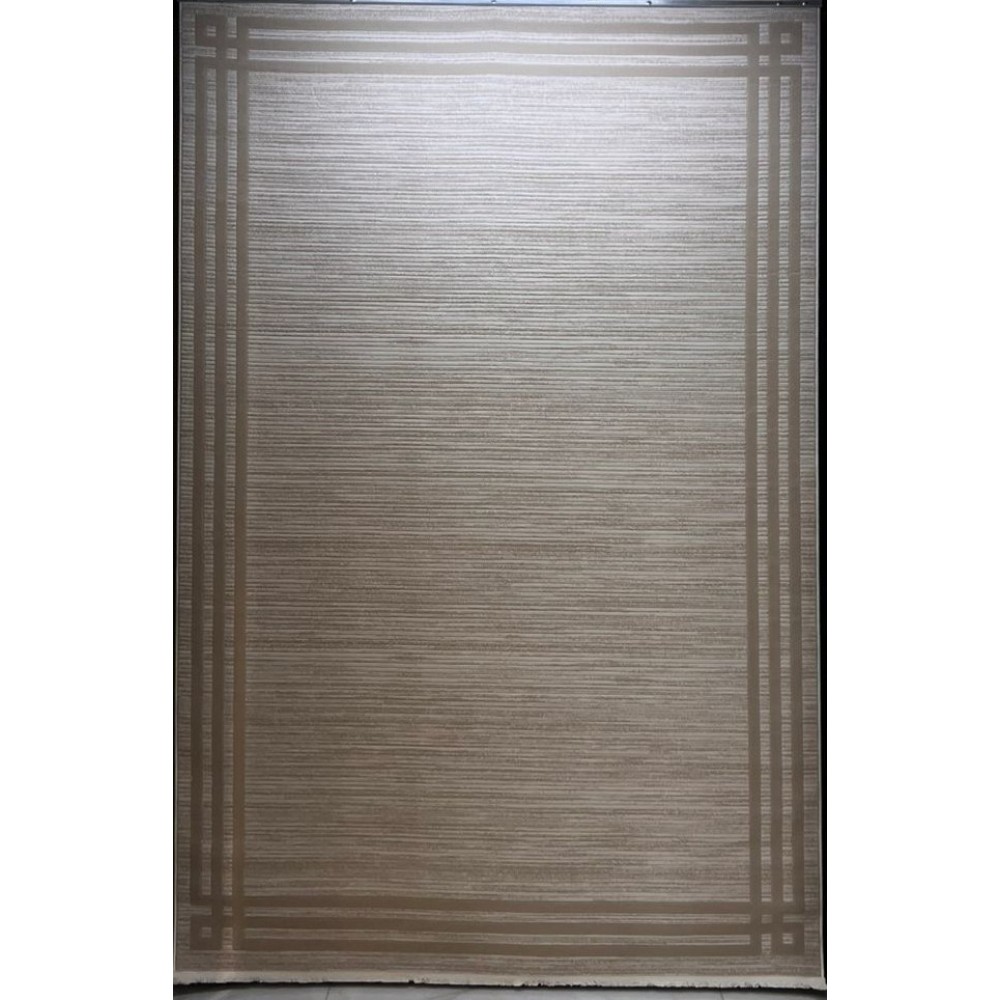 سجاد تركي مودرن فندقي لورين F414C كريم بيج مقاس 100*200