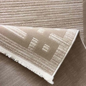سجاد تركي مودرن فندقي لورين F414C كريم بيج مقاس 200*300
