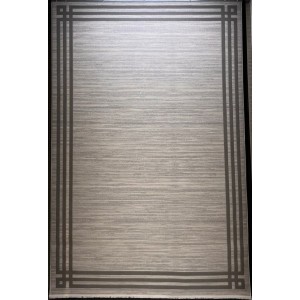 سجاد تركي مودرن فندقي لورين F414C كريم رصاصي مقاس 200*300