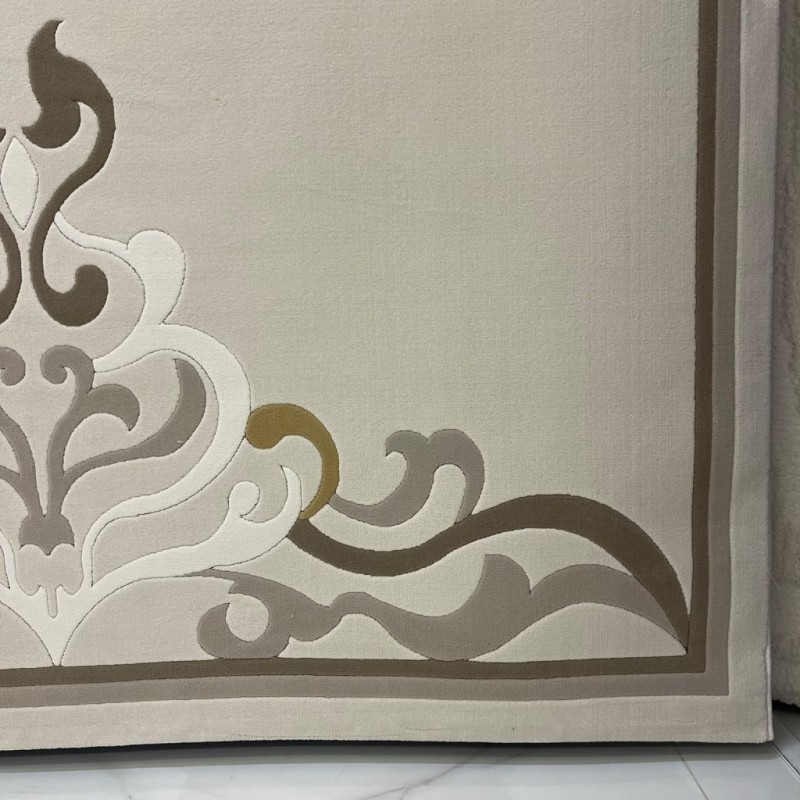سجاد تركي لافندر N0598A بيج مقاس 100*300