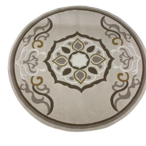 سجاد تركي لافندر N0598A بيج دائري مقاس 200*200