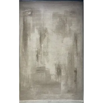 سجاد تركي مودرن لافيش 37842A كريم بيج مقاس 50*80