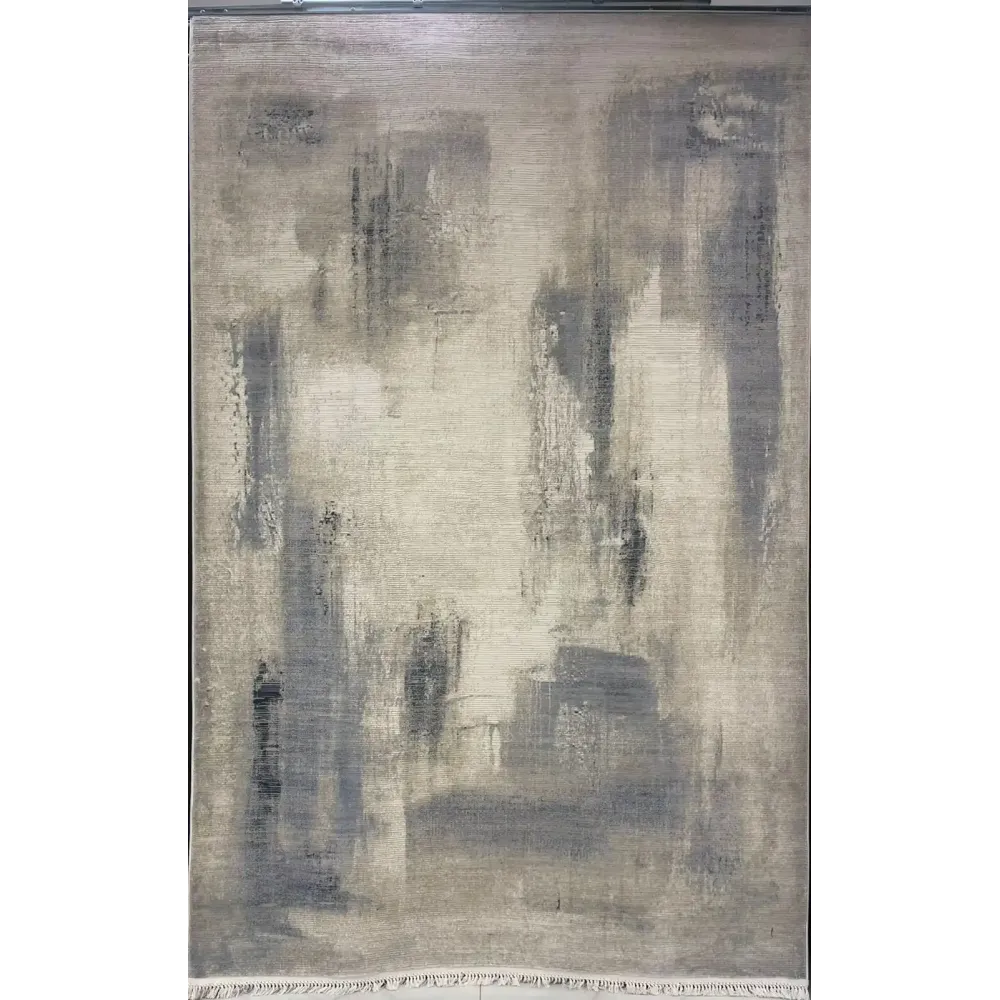 سجاد تركي مودرن لافيش 37842A كريم سماوي مقاس 200*300