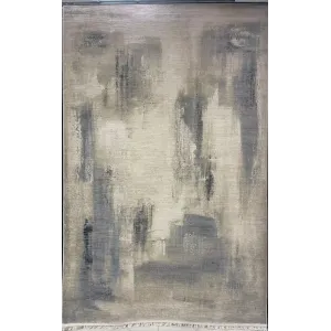 سجاد تركي مودرن لافيش 37842A كريم سماوي مقاس 250*350