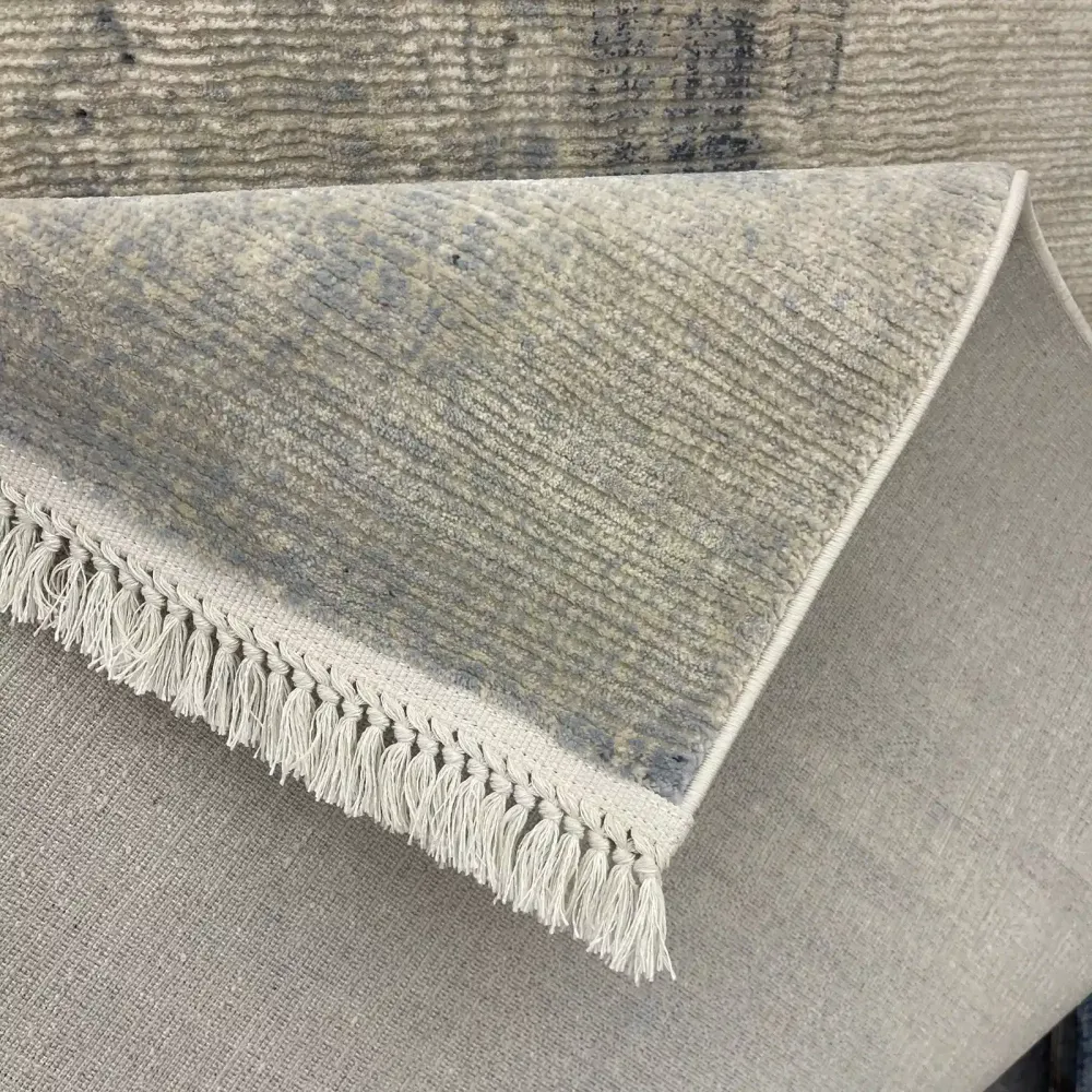 سجاد تركي مودرن لافيش 37842A كريم سماوي مقاس 200*300